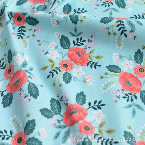 100% Cotton Custom Print Liberty Fabric for Baby Clothes